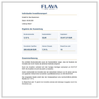 FLAVA Real Estate Basic+ Investitionsreport - Immobilienanalyse mit 10-Jahres-Prognose - Ergebnis